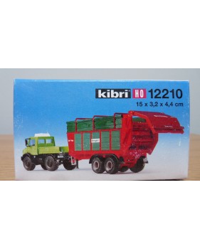 KIBRI 10908  Kit 3 remorques agricoles modernes ( Müller-Mitteltal, Meiller et Eckart ) Neuf  BO 1/87 HO