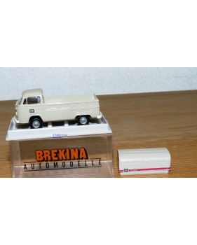 BREKINA 33911, camionnette plateau VW Kombi Stückgut   DB  Neuf  BO  1/87