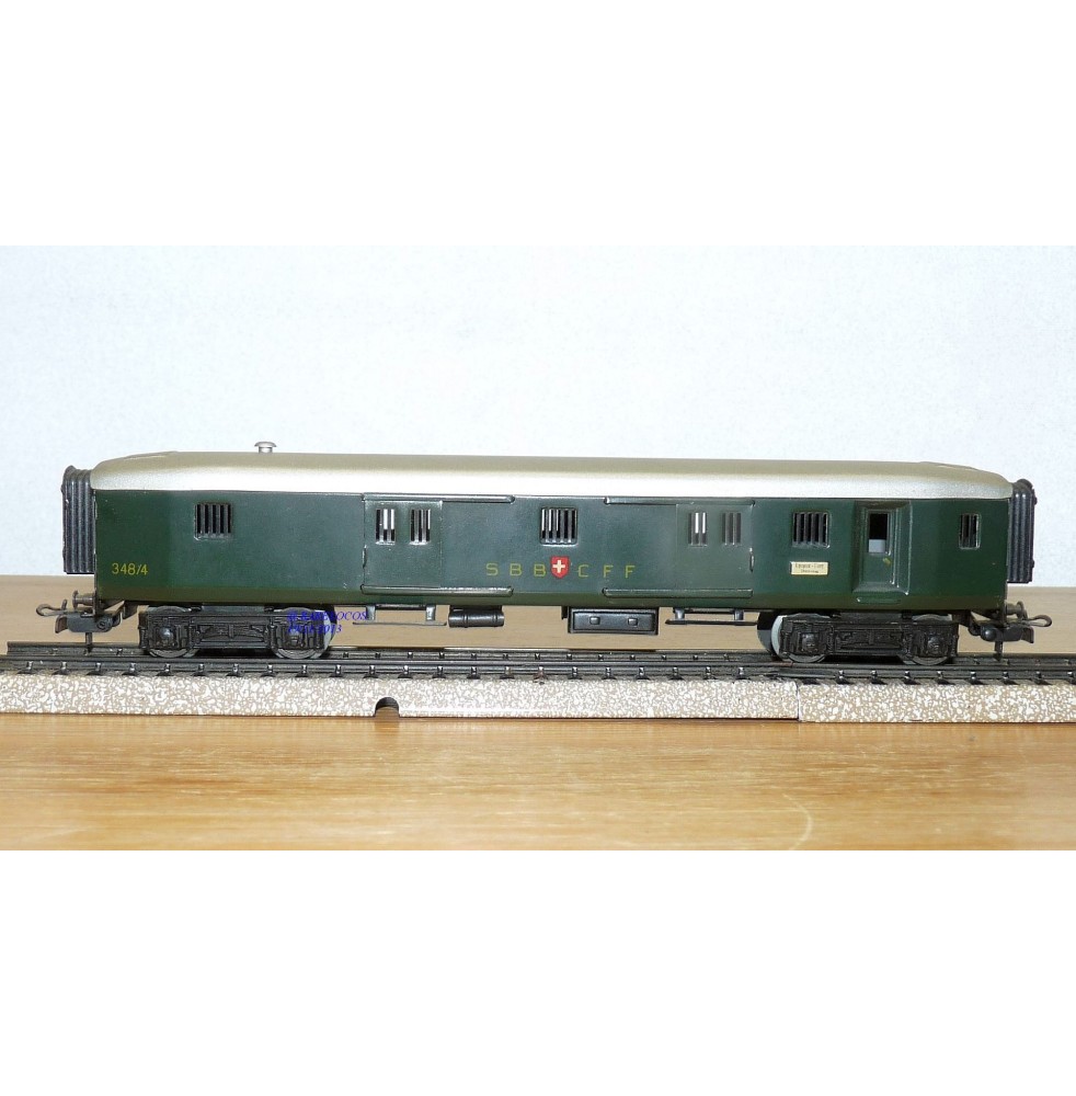 MÄRKLIN  348 / 4 ( 4017) fourgon à bagages  allégé   SBB 