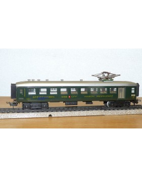 MÄRKLIN  348 /2 ( 4016 ), voiture restaurant allégée à pantographe  SBB 