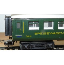 MÄRKLIN  348 /2 ( 4016 ), voiture restaurant allégée à pantographe  SBB 