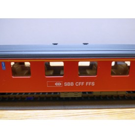 BEMO 3276 421, voiture unifiée 3 ème série 1  Kl.   N° 201  SBB CFF FFS  Brünig Bahn   BO