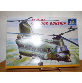 ITALERI 054, Hélicoptère ACH-47 Chinook gunship Neuf  BO 1/72