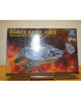 ITALERI 076, Hélicoptère KAMOV KA-29 Hélix Marine soviétique Neuf  BO 1/72