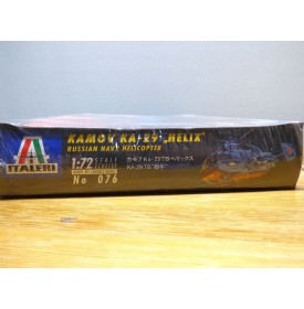 ITALERI 076, Hélicoptère KAMOV KA-29 Hélix Marine soviétique Neuf  BO 1/72