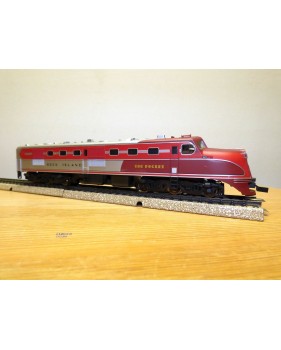 BRAWA digital 0896 ( pour Märklin ) , loco diesel  Co Co  ALCO  DL 109  Rock Island Neuf  BO