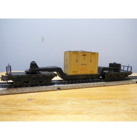 Märklin métal 4617 Wagon surbaissé EVS DB BO