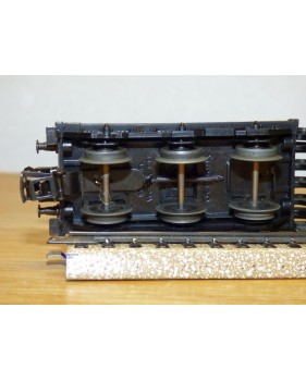 Märklin métal 4617 Wagon surbaissé EVS DB BO
