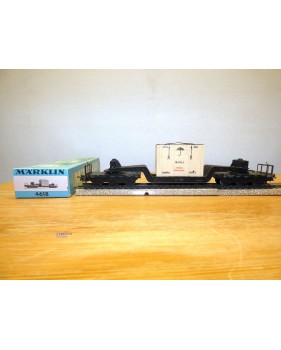 Märklin métal 4617 Wagon surbaissé EVS DB BO