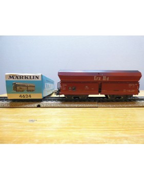 MÄRKLIN   4624 . 1,  wagon trémie grande capacité type Fad 50  Erz IIId  DB   BO