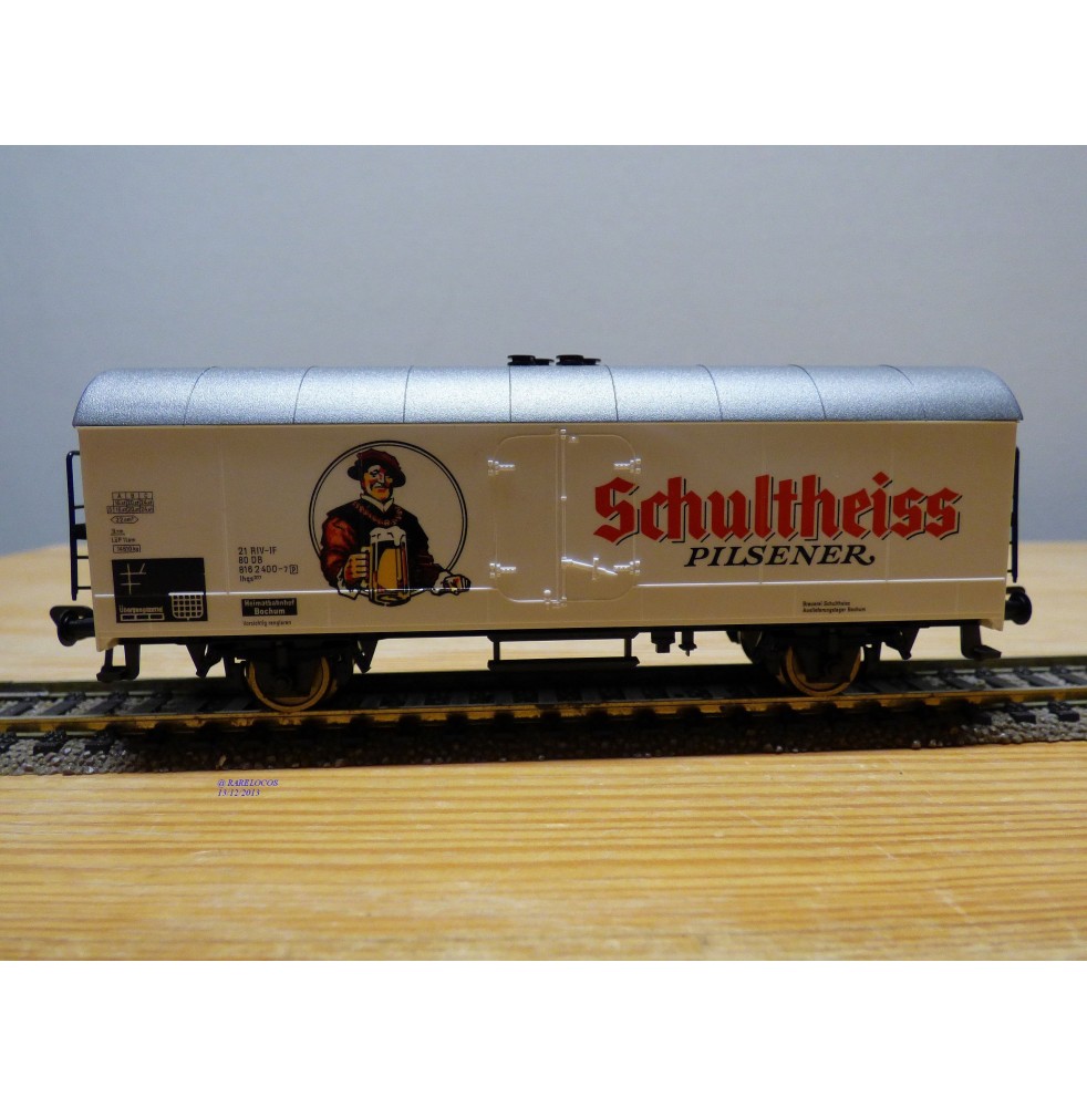 FLEISCHMANN  5322,  wagon réfrigérant type Ihqs 377 bière SCHULTHEISS DB BO