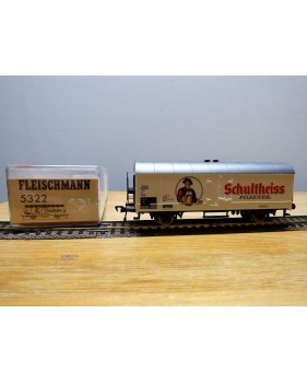 FLEISCHMANN  5322,  wagon réfrigérant type Ihqs 377 bière SCHULTHEISS DB BO
