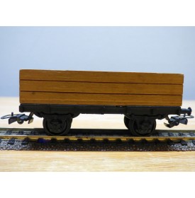 RIVAROSSI  C T,  wagon plat  court chargé d'un bloc de bois  