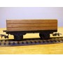 RIVAROSSI  C T,  wagon plat  court chargé d'un bloc de bois  