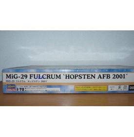 HASEGAWA 00321 MIG 29 Fulcrum Luftwaffe "Hopsten AFB 2001" Neuf BO 1/72