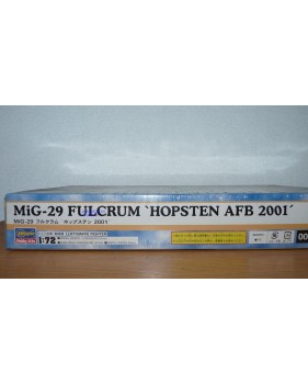 HASEGAWA 00321 MIG 29 Fulcrum Luftwaffe "Hopsten AFB 2001" Neuf BO 1/72
