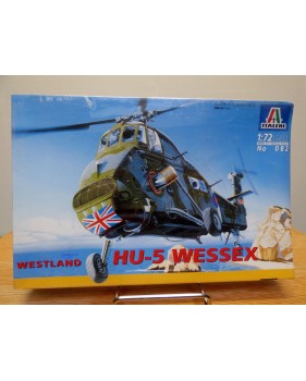 ITALERI 072, Hélicoptère WESTLAND HU-5 WESSEX  Royal Navy  Neuf  BO 1/72
