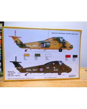 ITALERI 082, Hélicoptère WESTLAND HU-5 WESSEX  Royal Navy  Neuf  BO 1/72