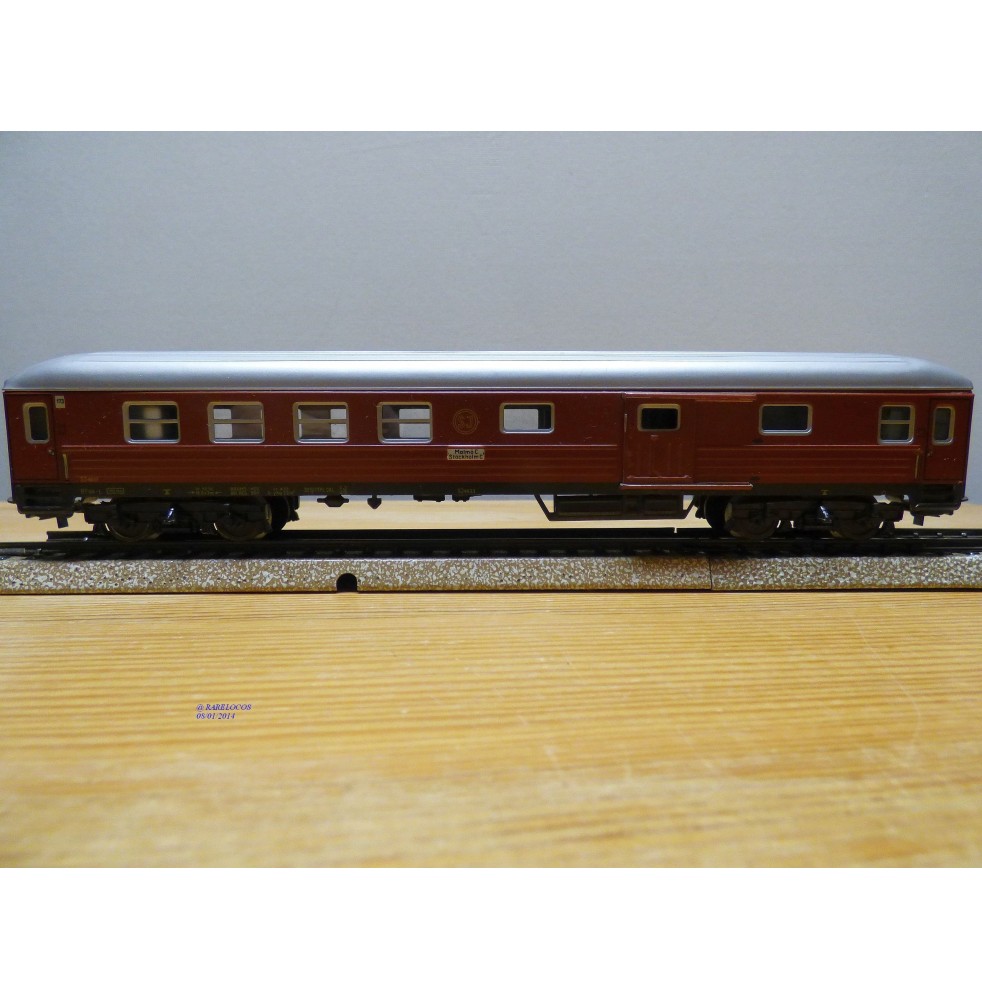 MÄRKLIN 4031, voiture grandes lignes mixte 2 Kl./ fourgon type BF-04 L SJ BO