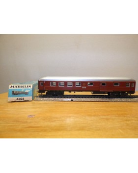 MÄRKLIN 4031, voiture grandes lignes mixte 2 Kl./ fourgon type BF-04 L SJ BO