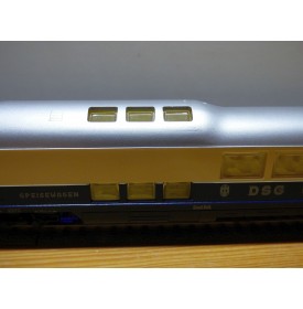 HORNBY acHO / RUCO 7447,  voiture restaurant Rheingold DSG Neuf BO