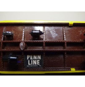 PENN LINE  420 (Fleischmann 1431) wagon couvert réfrigérant (reefer) WABASH American Refrigerator Transit Co. BO