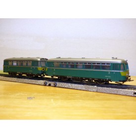 MÄRKLIN 3135,  autorail et remorque ( Schienenbus ) série 551 / 731 CFV3V BO