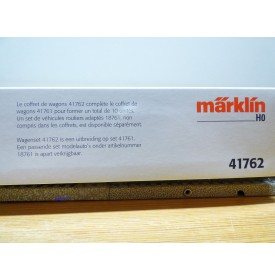 MÄRKLIN 41762, coffret de 4 wagons porte voiture Sylt  DB AG BO