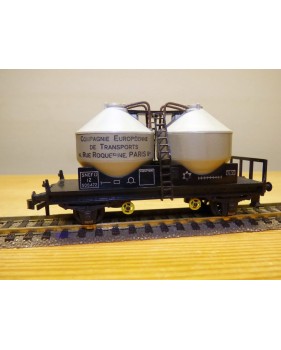 HORNBY acHO 703, wagon silo  transport de ciment   SNCF  BO