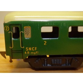 JEP 4241-V, wagon voyageurs mixte AB myfi 1/ 2 Cl. SNCF neuf BO