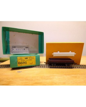 JEP métal  6691, wagon plat à essieux   Neuf   SNCF   BO