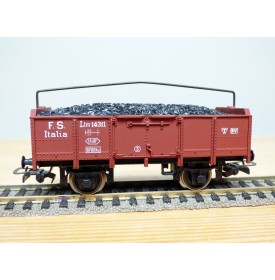 RIVAROSSI  32003,  wagon tombereau avec chargement de charbon  type Ltm  FS  BO