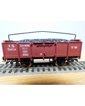 RIVAROSSI  32003,  wagon tombereau avec chargement de charbon  type Ltm  FS  BO