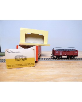 RIVAROSSI  32003,  wagon tombereau avec chargement de charbon  type Ltm  FS  BO