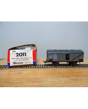 RIVAROSSI  véro 2011,  wagon couvert bi foudres   type Mva  FS  BO
