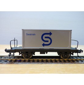 RIVAROSSI  2080,  wagon plat container 20 ' SEATRAIN  FS  BO
