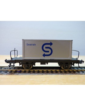 RIVAROSSI  2080,  wagon plat container 20 ' SEATRAIN  FS  BO