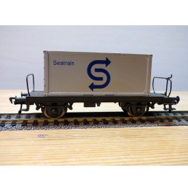 RIVAROSSI  2080,  wagon plat container 20 ' SEATRAIN  FS  BO