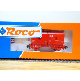 ROCO 47705, wagon plat type OKMM 58 chargé de conteneurs spéciaux  DB AG BO