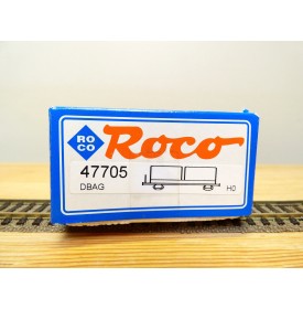 ROCO 47705, wagon plat type OKMM 58 chargé de conteneurs spéciaux  DB AG BO