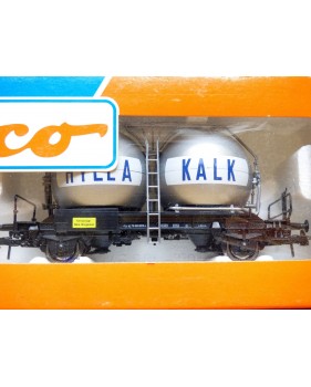 ROCO 47565, wagon  silos pour transport de chaux  HYLLA  KALK    NSB  Neuf  BO