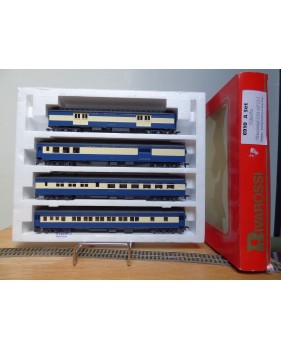 RIVAROSSI "véro" 6910 set A, coffret 4 voitures heavyweight  Blue Comet CNJ Neuf   BO