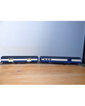 RIVAROSSI "véro" 6910 set A, coffret 4 voitures heavyweight  Blue Comet CNJ Neuf   BO