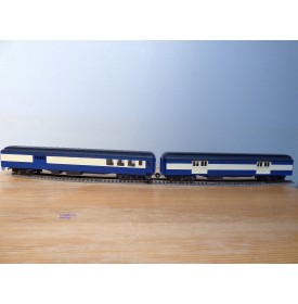 RIVAROSSI "véro" 6910 set A, coffret 4 voitures heavyweight  Blue Comet CNJ Neuf   BO