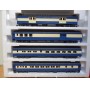 RIVAROSSI "véro" 6910 set A, coffret 4 voitures heavyweight  Blue Comet CNJ Neuf   BO