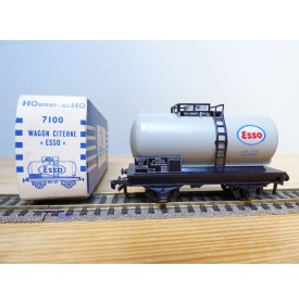 HORNBY acHO 7100, wagon citerne type SC  à   2  essieux   ESSO  SNCF   BO