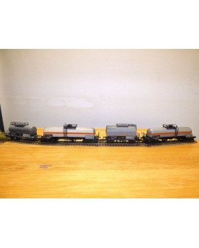 ROCO 44041 , set 4 wagons citernes BAYER  DB  Neuf BO