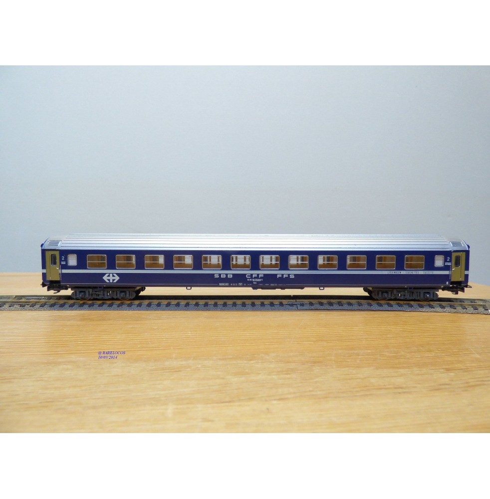 LILIPUT  883 54,  voiture couchettes UIC type Bcm 2 Kl. SBB BO
