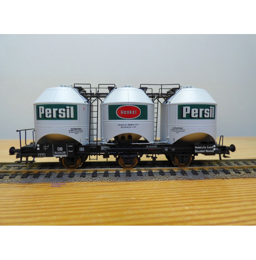 ROCO 47321,  wagon silo pour transport de lessive HENKEL PERSIL DB Neuf  BO