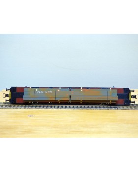 ROCO 47985,  wagon porteur multifonctions  type Sgjs 718  chargé de lingots d'acier DB AG  Neuf  BO